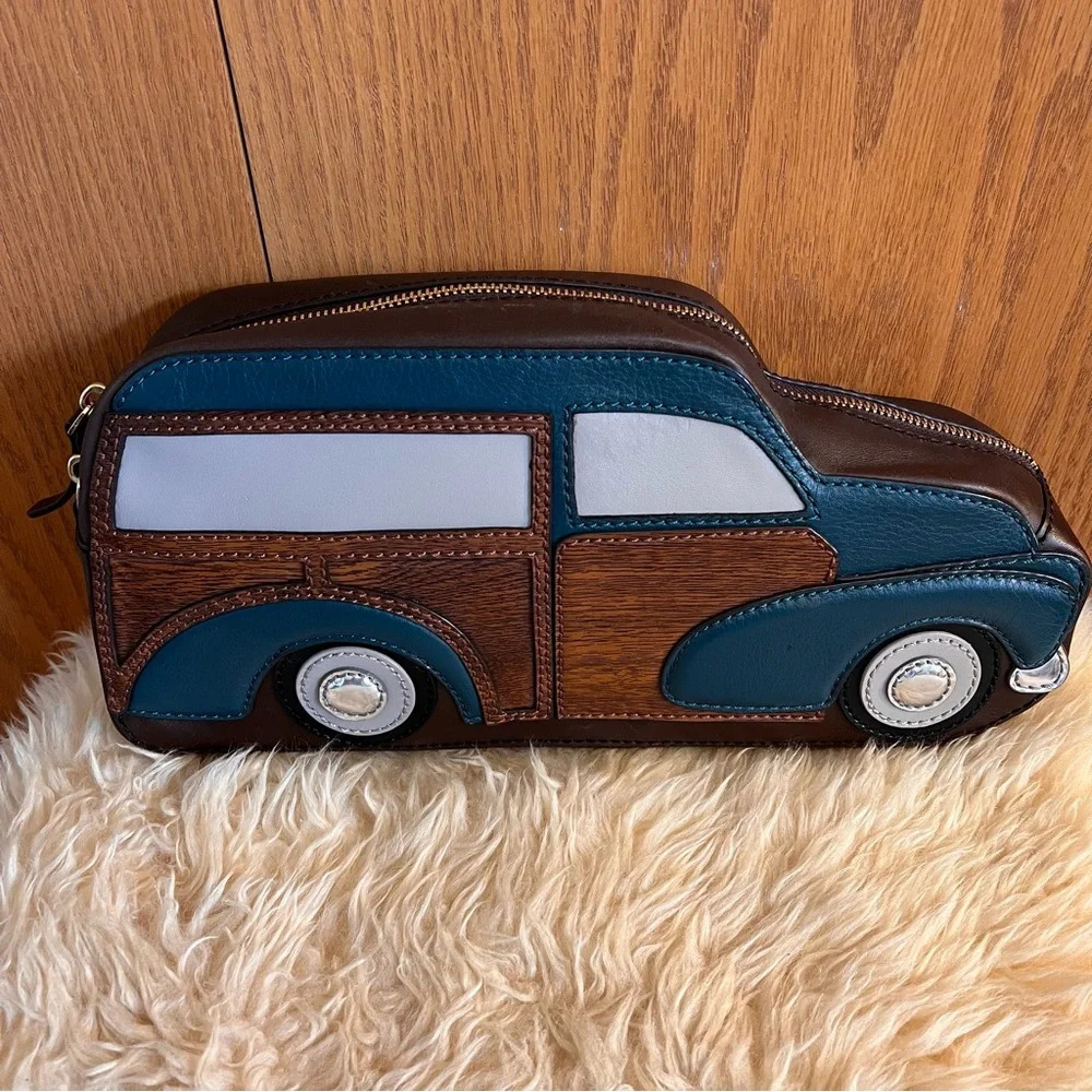NWT Kate Spade 2012 Knock On Wood Car Clutch - Picture 3 of 12